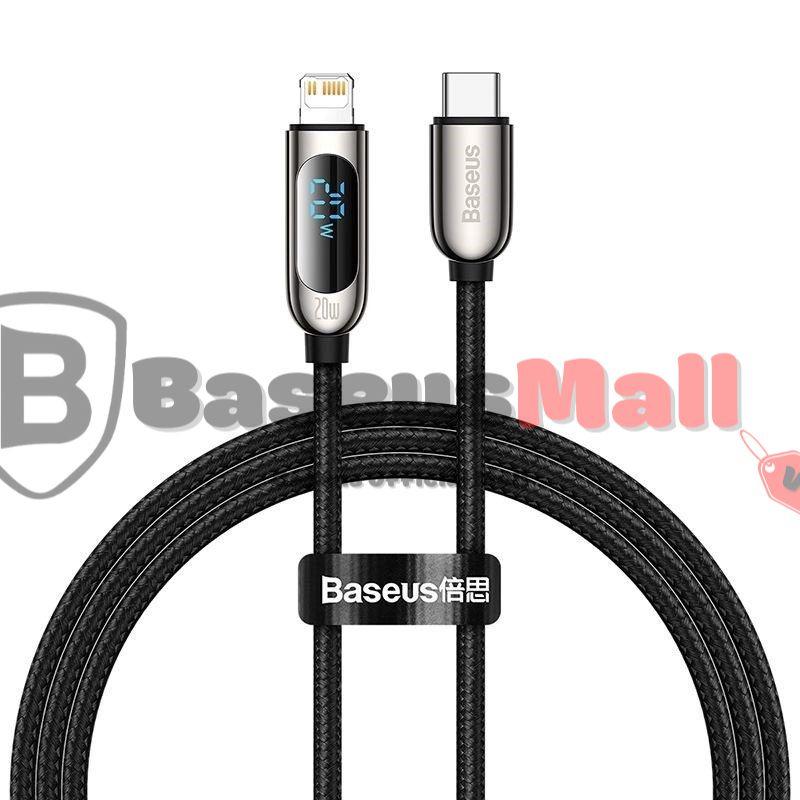 Baseus -BaseusMall VN Cáp sạc nhanh màn hình LED Baseus Display Fasst Data Cable Type C to L 20W (Hàng chính hãng