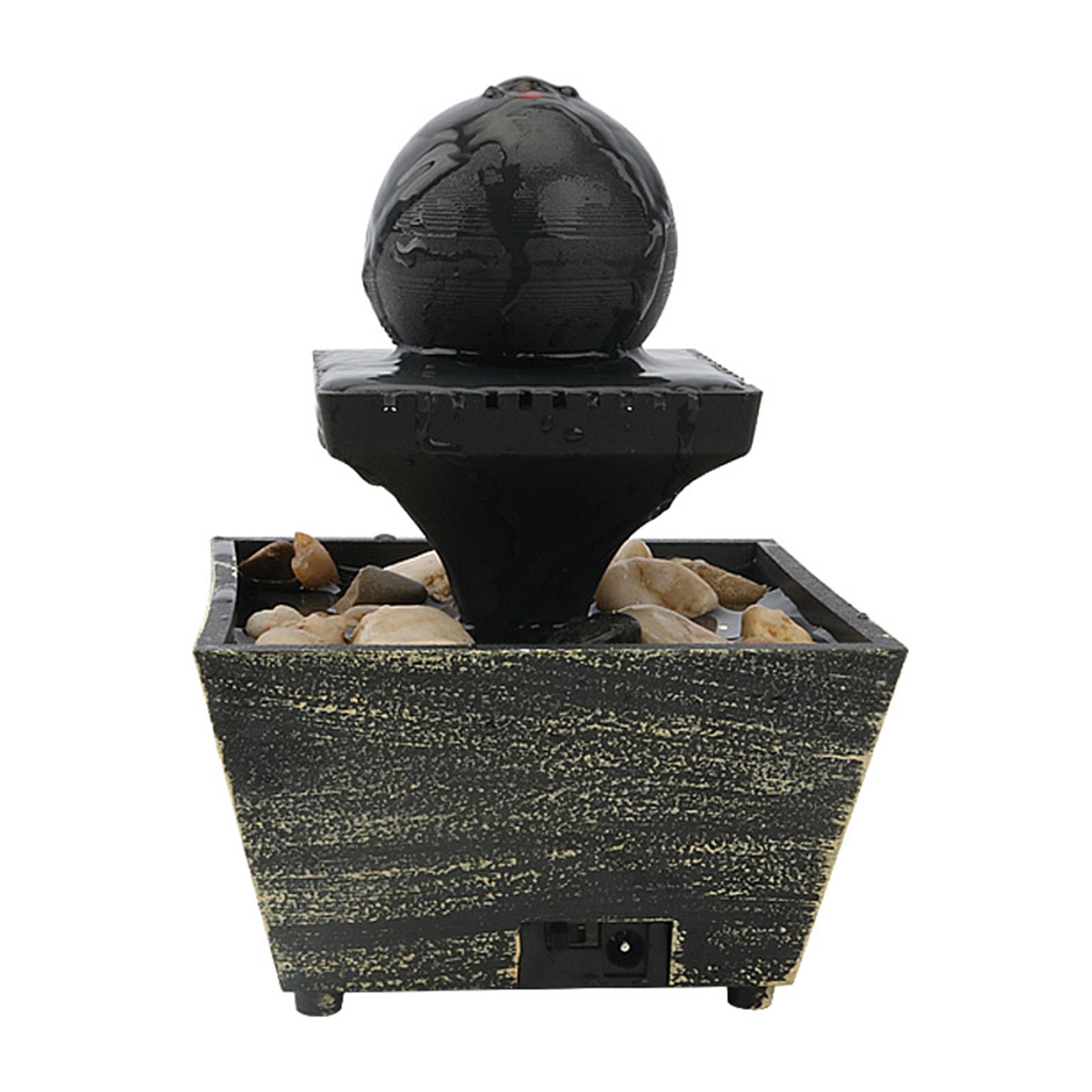 Tabletop Waterfall Fountain Meditation Waterfall Fountain for Home Office