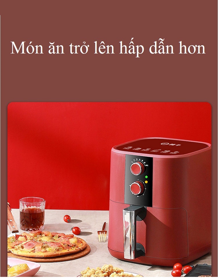 Nồi chiên không dầu(Air Fryer 5L BW-2012D) - Hàng nhập khẩu