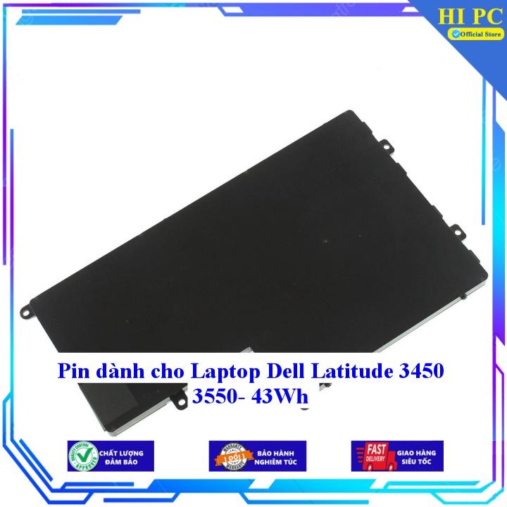 Pin dành cho Laptop Dell Latitude 3450 3550 - 43Wh - Hàng Nhập Khẩu