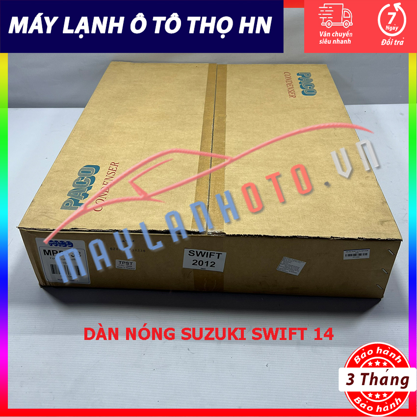 Dàn (giàn) nóng Suzuki Swift đời 2010 2011 2012 2013 2014 Hàng xịn Thái Lan (hàngnhập khẩu trực tiếp) 10 11 12 13 14