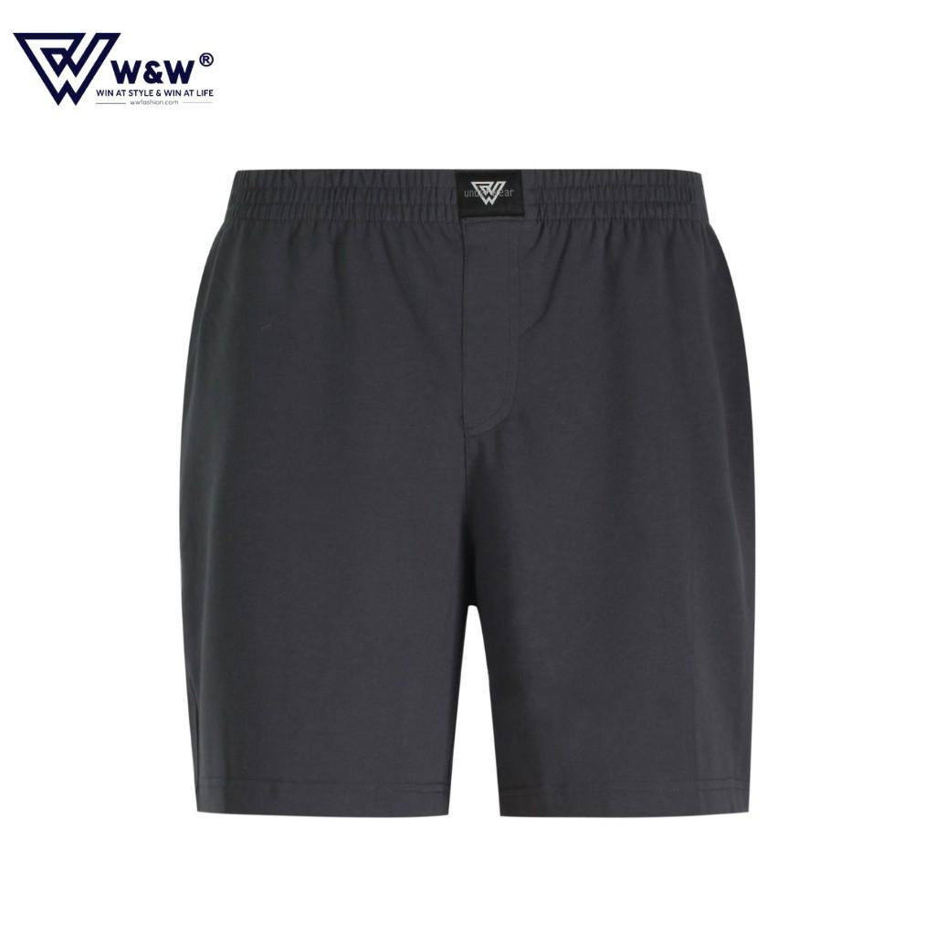 Quần Short Nam W&amp;W Vải Thun Cạp Chun, Chất Liệu Mỏng Nhẹ, Thoáng Mát, Dáng Thể Thao Trẻ Trung WSH31