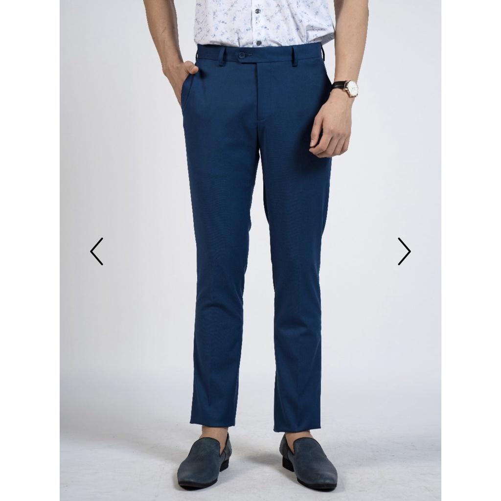 OWEN - Quần âu nam dáng SLIMFIT màu xanh 23450