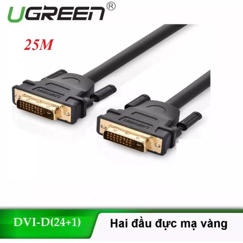 Ugreen UG11644DV101TK 25M màu Đen Cáp tín hiệu DVI 24 + 1 - HÀNG CHÍNH HÃNG