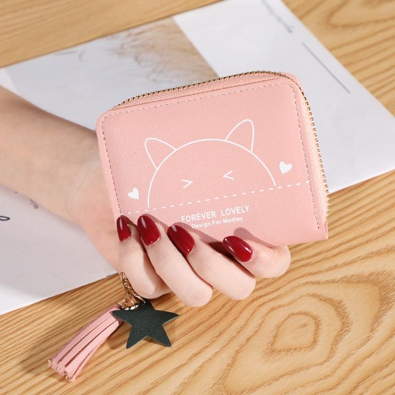 Ví Nữ Mini Ngắn Nhiều Ngăn Đựng Tiền Và Thẻ Tiện Lợi Cầm Tay Dễ Thương Nữ Tính Hàn Quốc - TVNN288 | Ví Cầm Tay Giá Rẻ