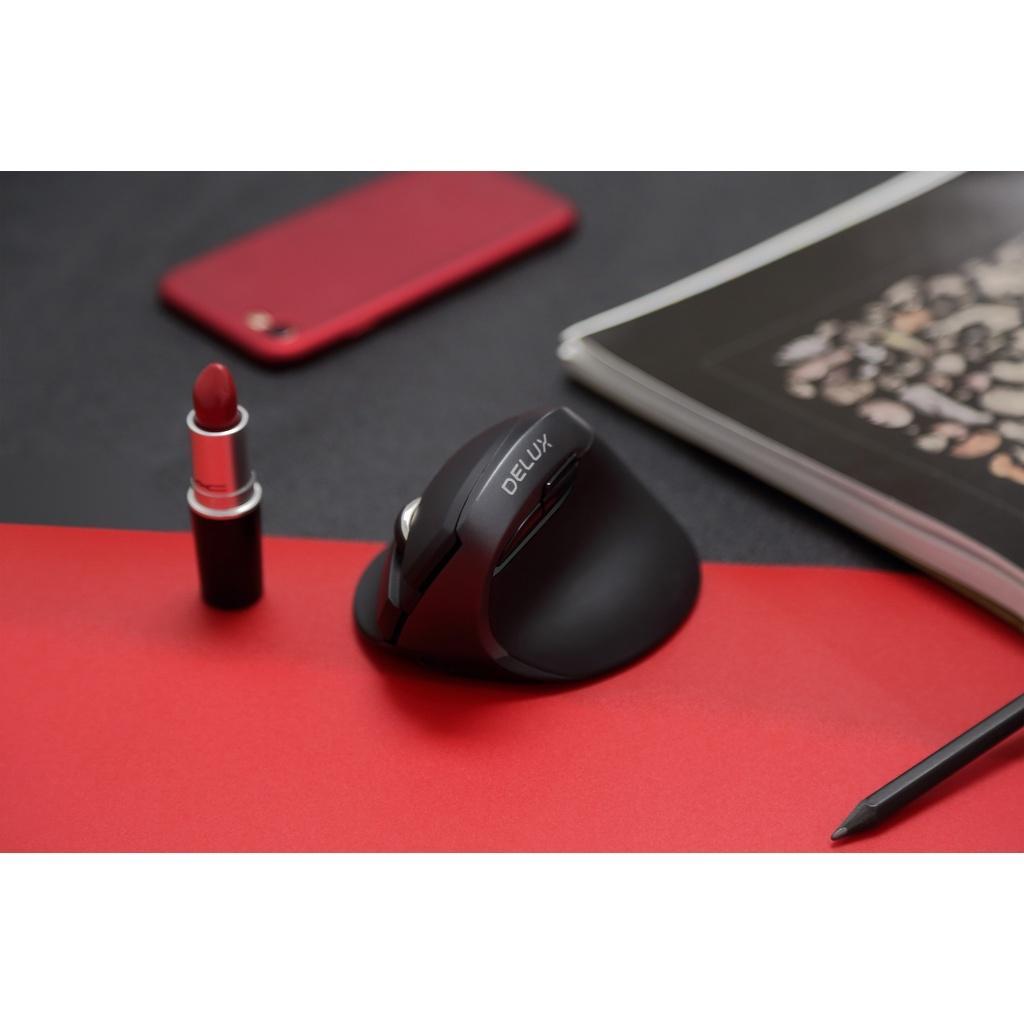 Chuột quang không dây DELUX M618 DB RGB 2.4GHz cho máy tính