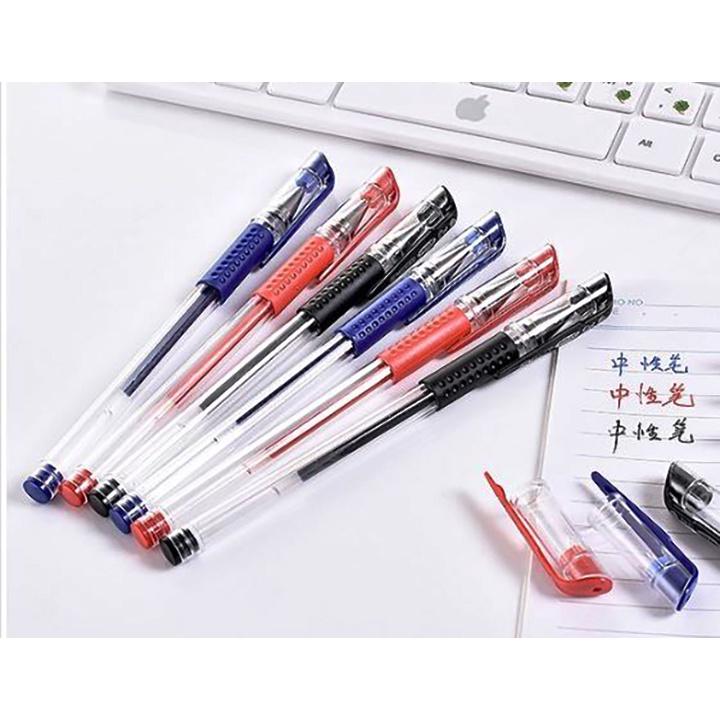 Set 100 Bút Bi Nước Có Nắp Đậy