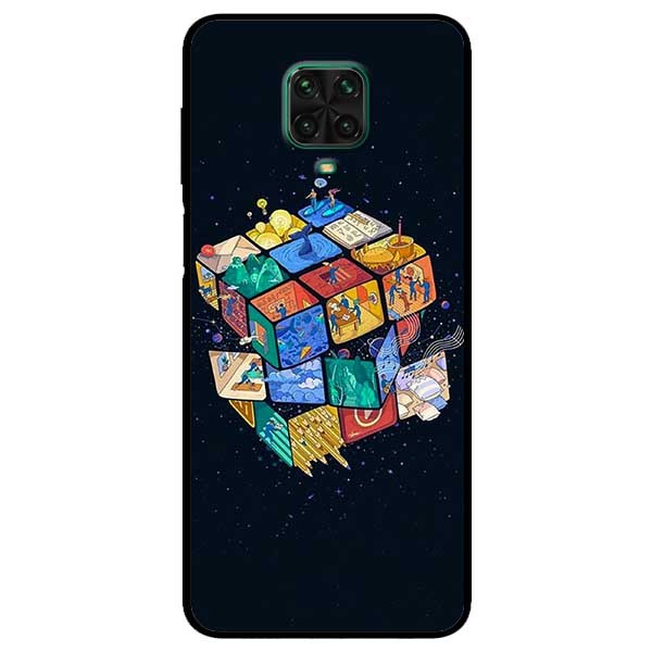 Ốp lưng dành cho Xiaomi Xiaomi Redmi 9s - 9 Pro - 9 Promax mẫu Rubik Vũ Trụ