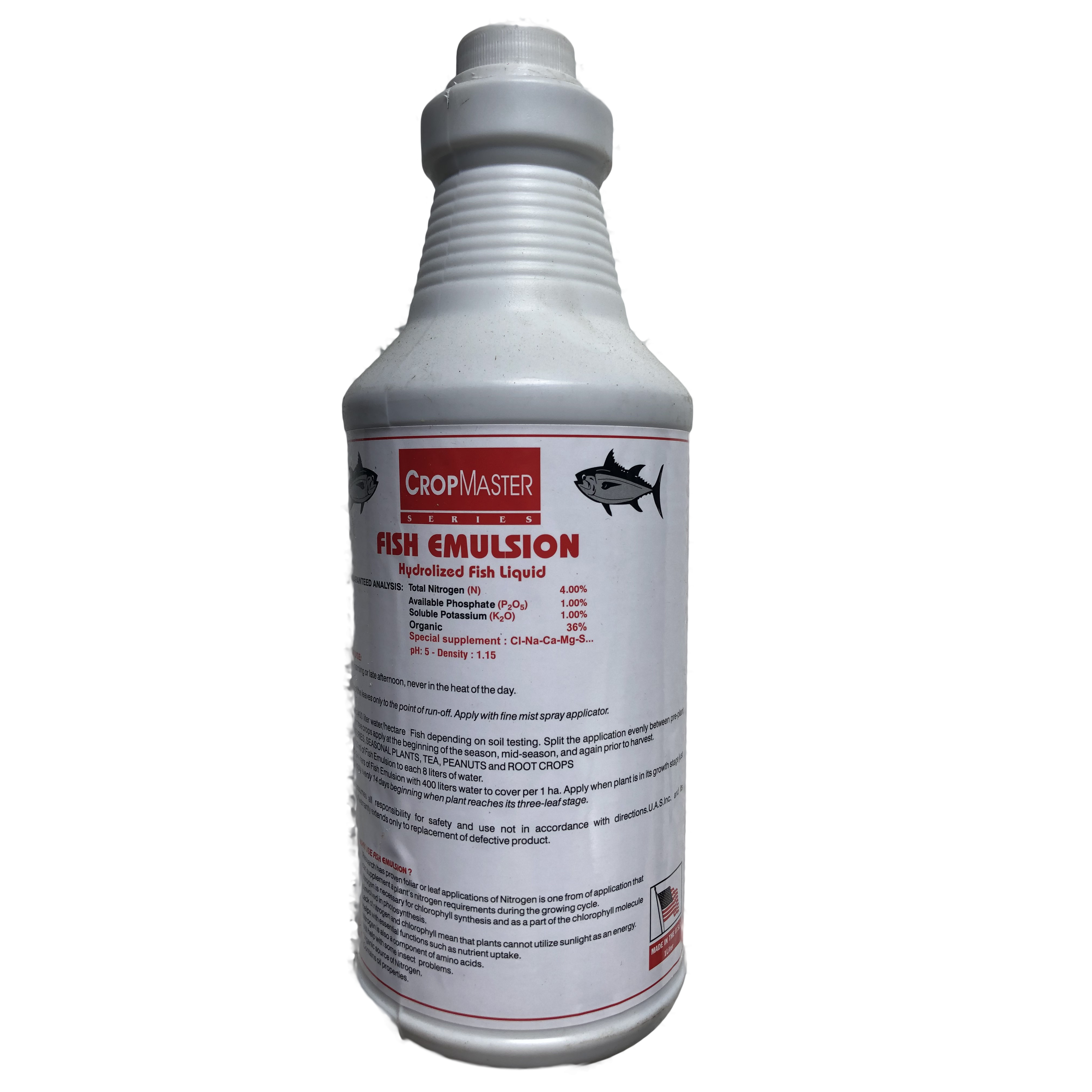 Chai 1 Lít phân đạm cá cao cấp Fish Emulsion nhập khẩu USA 1000ml