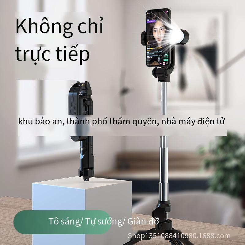 Đảm bảo chất lượng tripod gậy selfie tam giác tích hợp quà tặng điều khiển từ xa bằng thép không gỉ kính thiên văn bluetooth selfie stick điện thoại di động