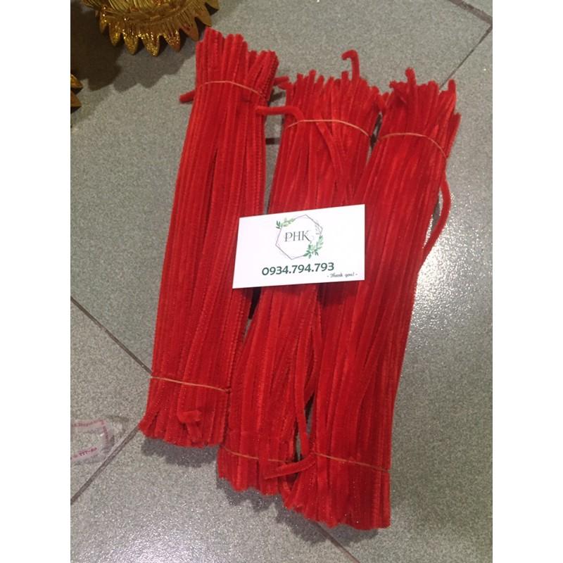 Bó 100 cọng kẽm xù nhung phk shop