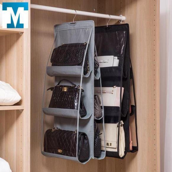 Túi treo giỏ xách 6 ngăn đa năng cao cấp chắn bụi tiện dụng