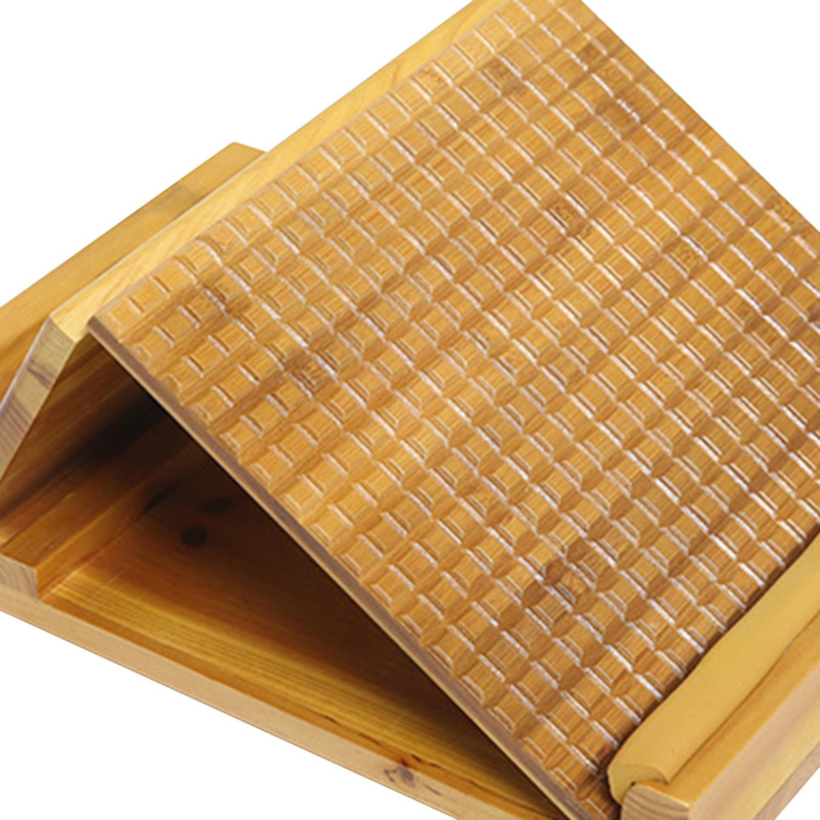 Yoga Massage Board Solid Wood Slant Board Calf Stretcher Wood Incline Board Professional Wooden Slant Board for Balancing Board Tight Calves