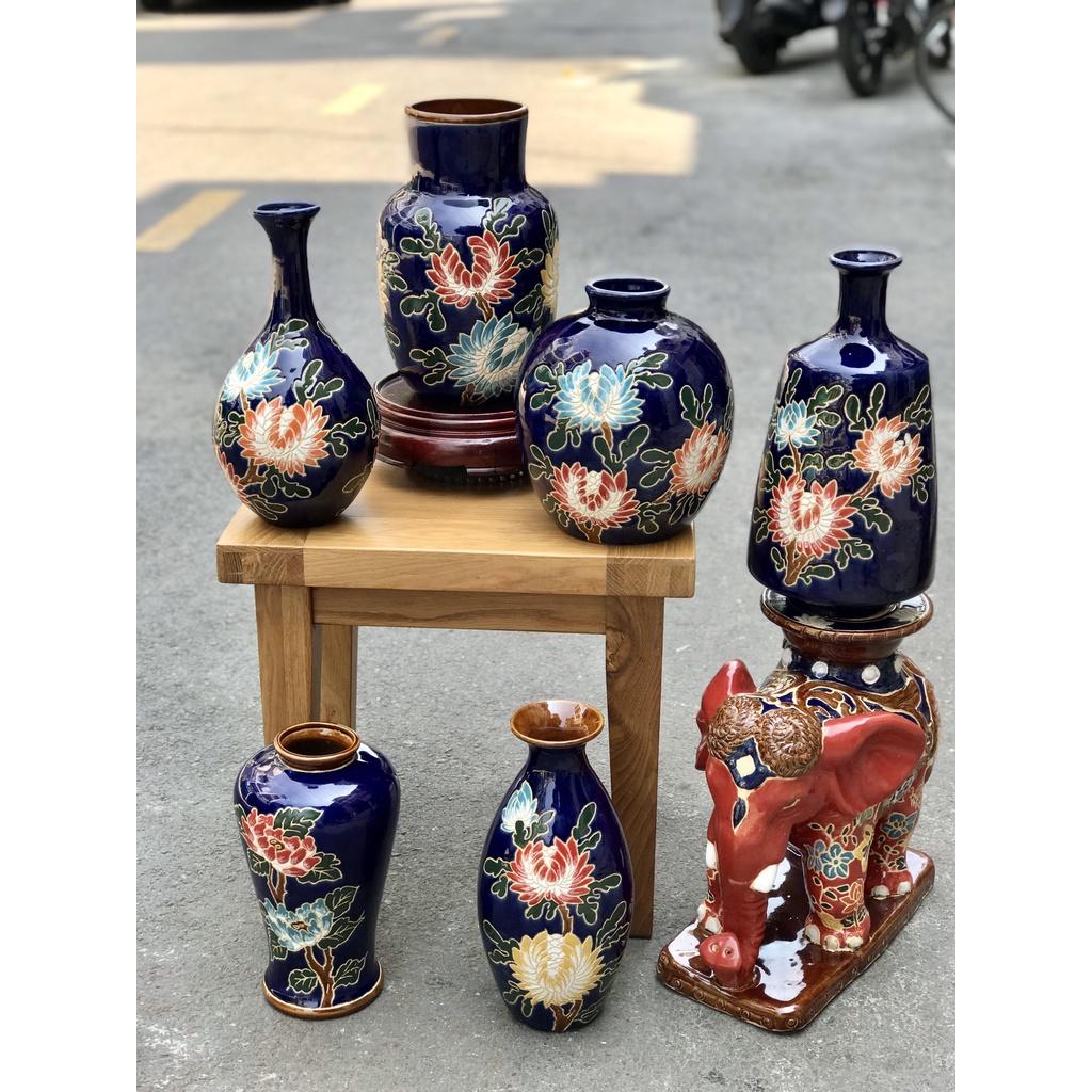 Bình Hoa Cúc Dương HN Gốm Sứ Thủ Công Nam Bộ Trang trí decor cắm hoa trưng hoa