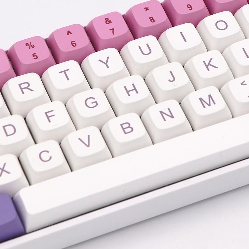 Set keycap Thick Pbt Xda Hana 134 nút cho bàn phím cơ