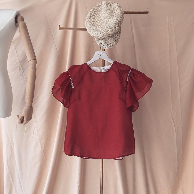 Celina top áo 2 lớp tay bồng xinh xắn