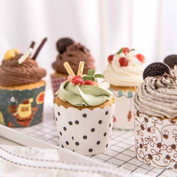 Cupcake Nướng Bánh Bông Lan Loại Lớn - 1 Cây 50 Cái - Chịu Nhiệt