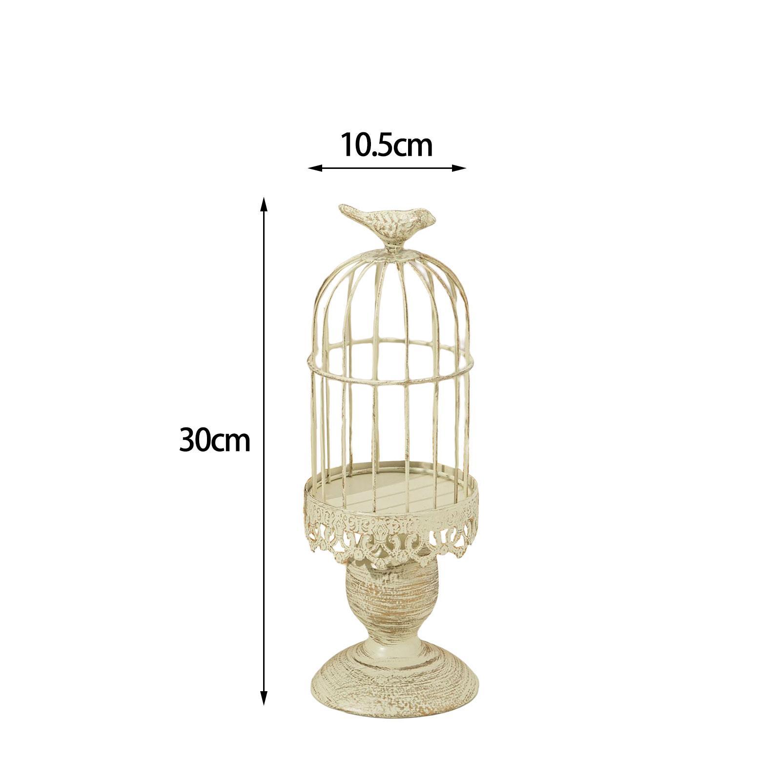 Bird Cage Candle Holder Pillar Candle Holder for Party Events Decoration