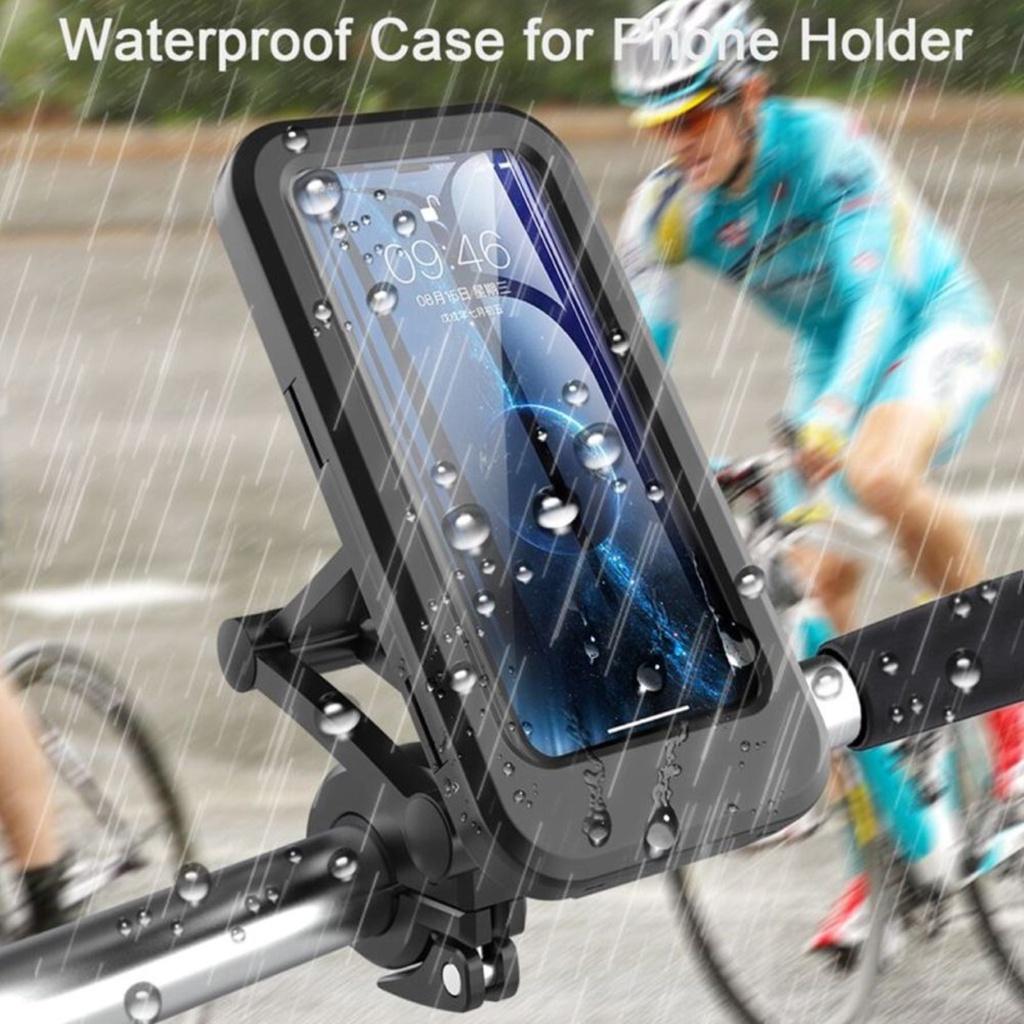 【ky】Magnetic Adjustable Foldable Waterproof Bicycle Motorcycle Mount Phone Holder