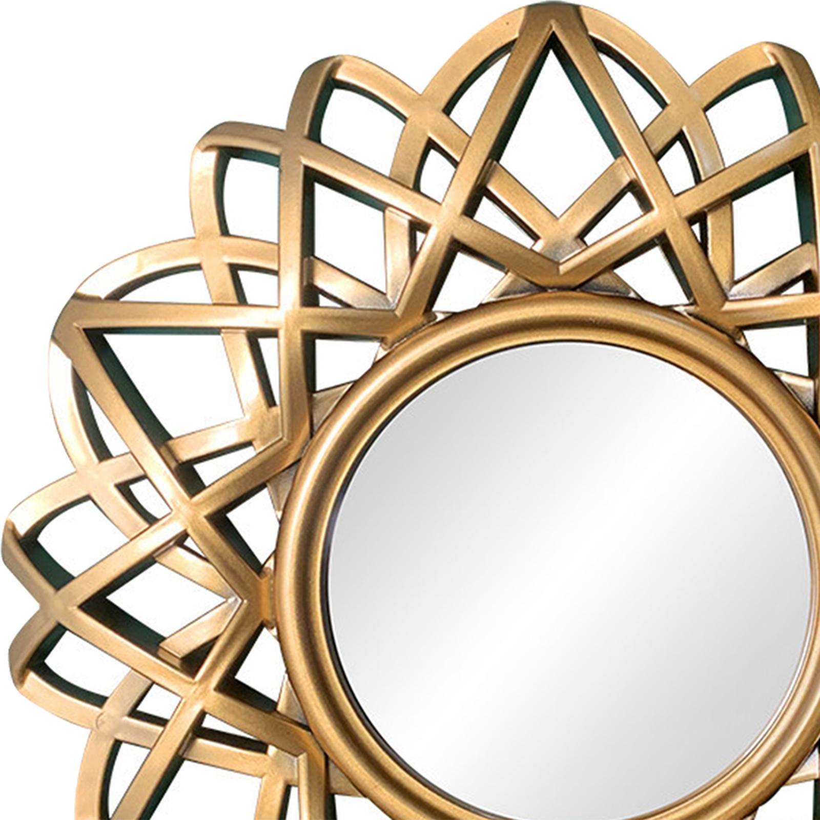 Wall Mirror, Home Decor Decorative Hanging Wall Art for Living Room Bedroom Entryway
