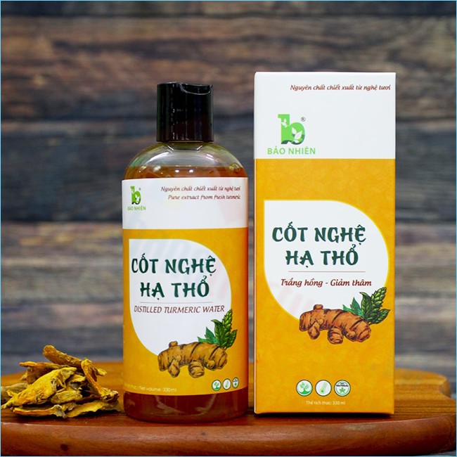 Cốt Nghệ Hạ Thổ Dưỡng Trắng Da Mờ Thâm Bảo Nhiên Chai 330Ml 2