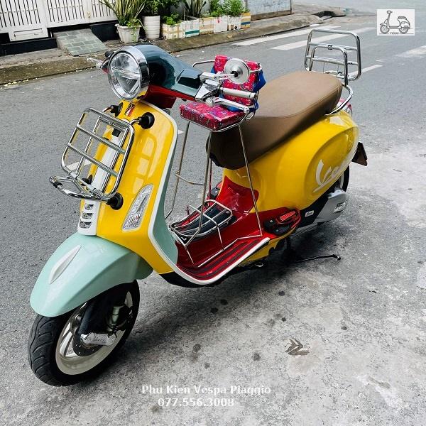 Ghế Đi Xe Máy Có Tựa Lưng Có Vòng Cho Bé Dành Cho Xe Vespa