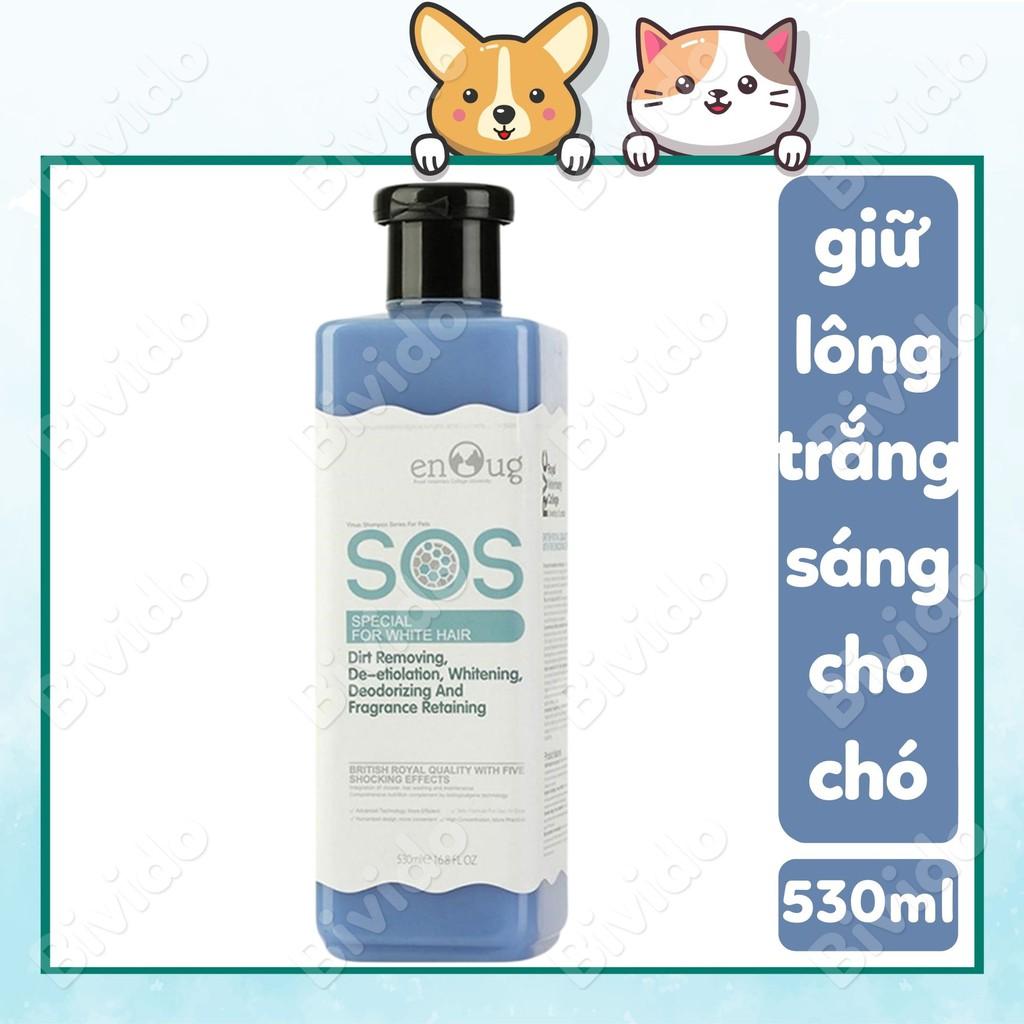 Sữa Tắm SOS cho chó mèo mượt lông, diệt bọ chai 530ml - Bivido