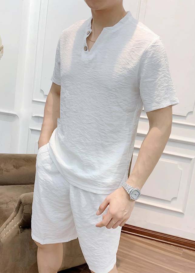 Quần Short Nam Đũi Trắng SHORTTRANG52 (Short Trắng)
