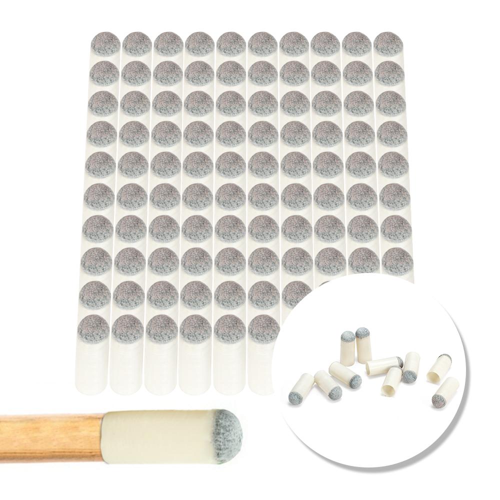Set 100 vỏ bọc bảo vệ đầu cơ bida bằng nhựa cao cấp