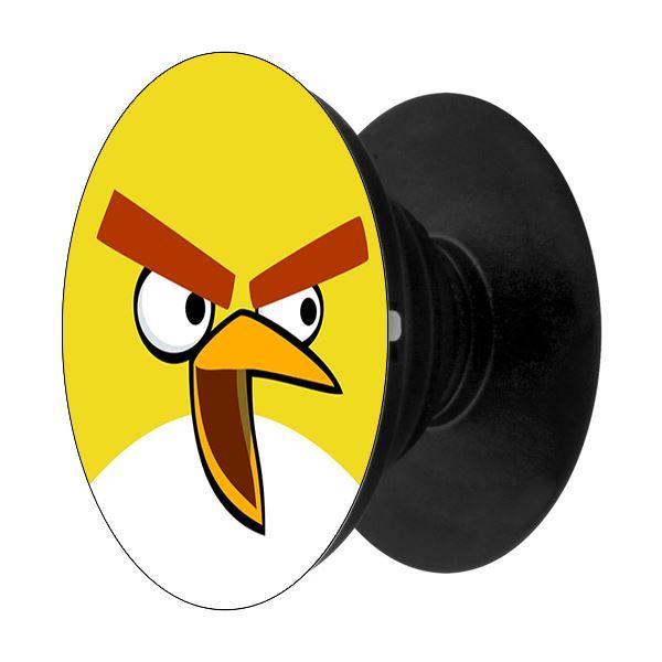 Popsocket in dành cho điện thoại mẫu Angry Vàng - Hàng chính hãng