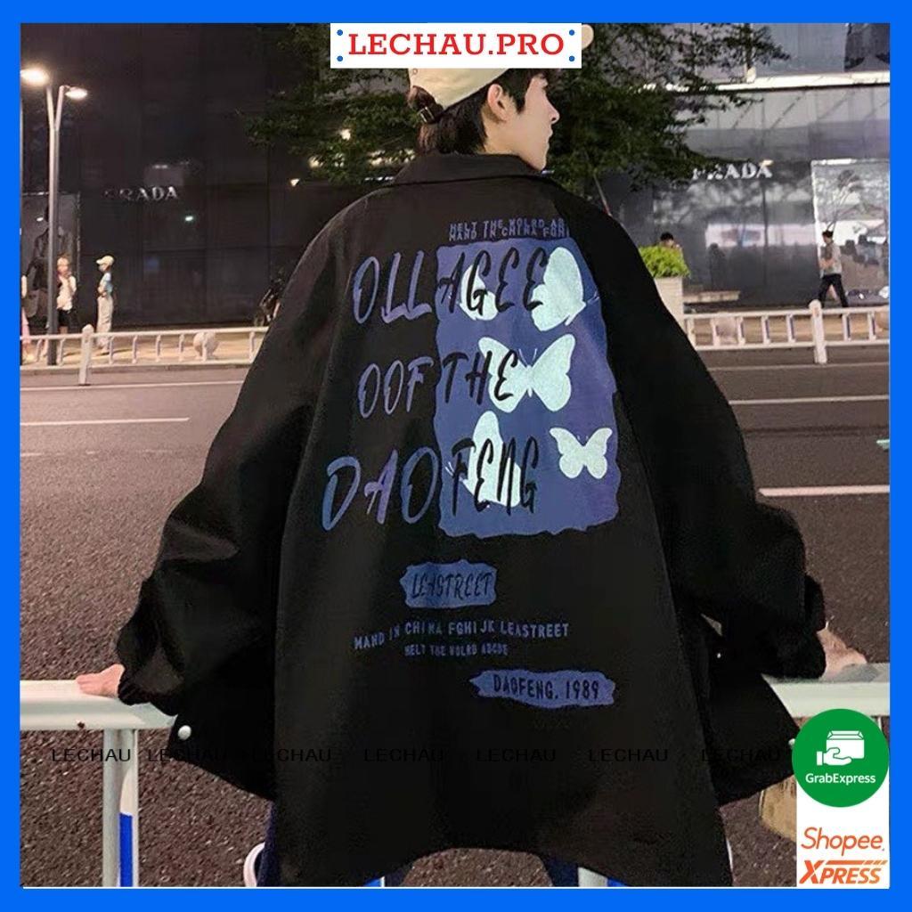 Áo khoác dù nam nữ unisex áo ulzzang Hàn Quốc LEASTREET áo khoác chống nắng street style 2 lớp cao cấp - MAR Lá XL &lt; 75kg