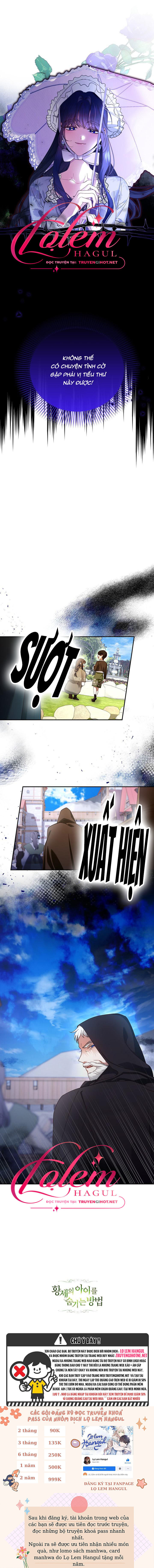 cách che giấu đứa con của hoàng đế chapter 52.2 1