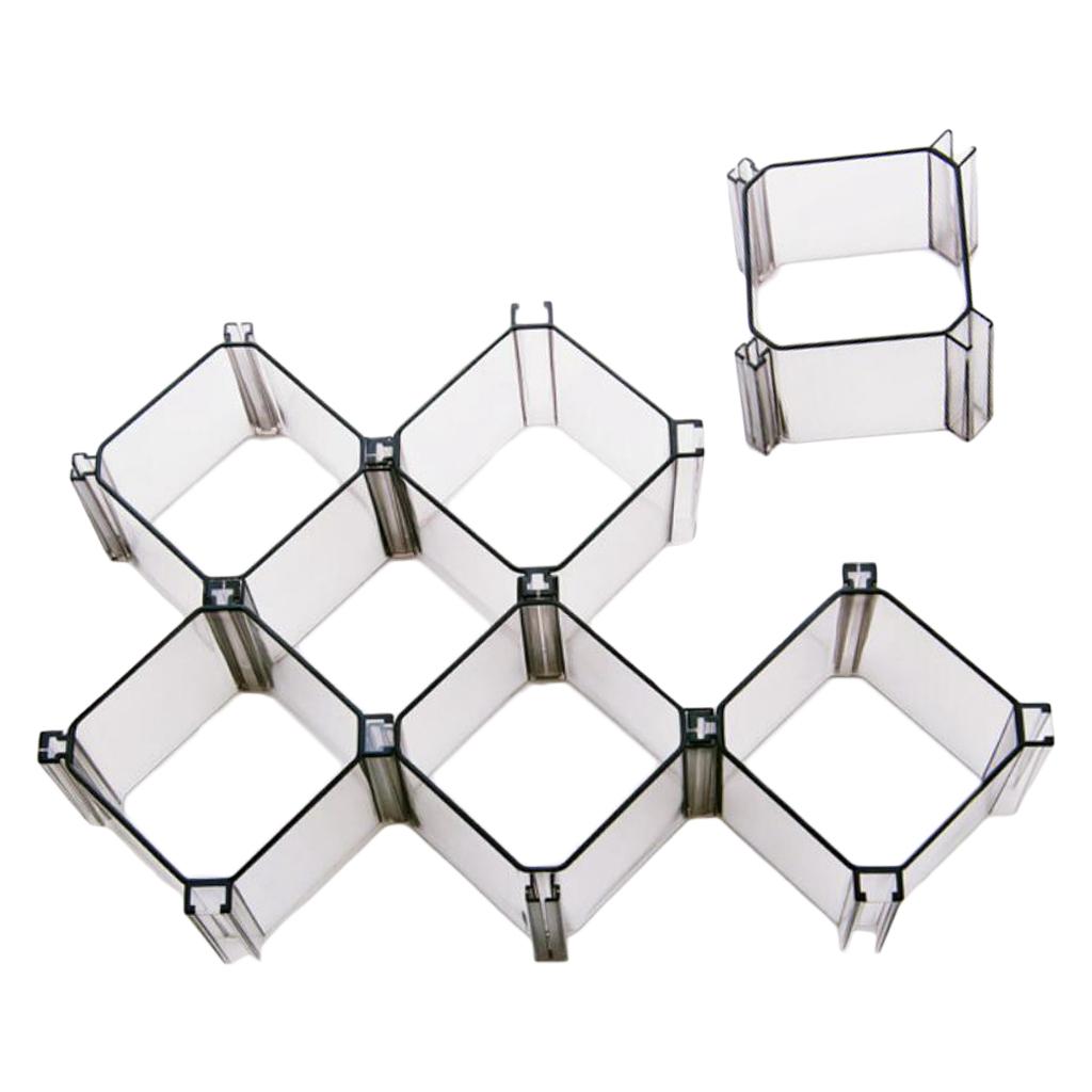 12pcs DIY Honeycomb Closet Organizer Drawer Dividers Partition Cabinet Boxes