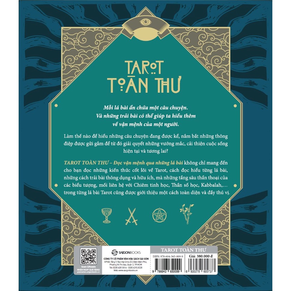 Tarot Toàn Thư - Đọc Vận Mệnh Qua Những Lá Bài - SaigonBooks