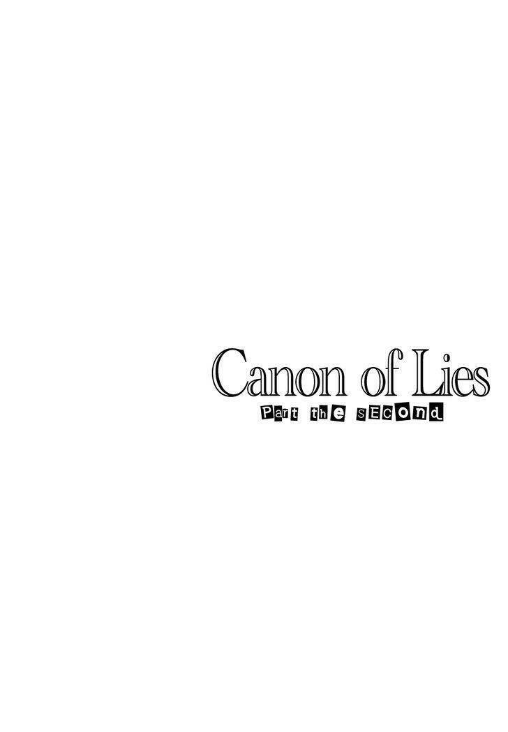 canon of lies chapter 2 3