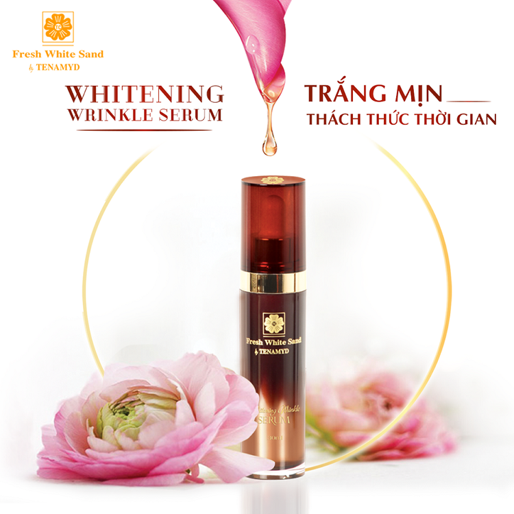 Tinh chất trắng da làm mờ vết nhăn TENAMYD Whitening Wrinkle Serum 30ml