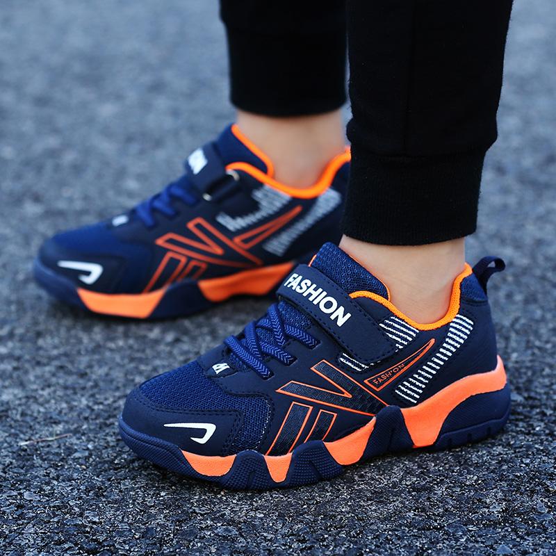 2022 Sneakers nam mới của trẻ em mới Color: white-Leather Shoe Size: 30