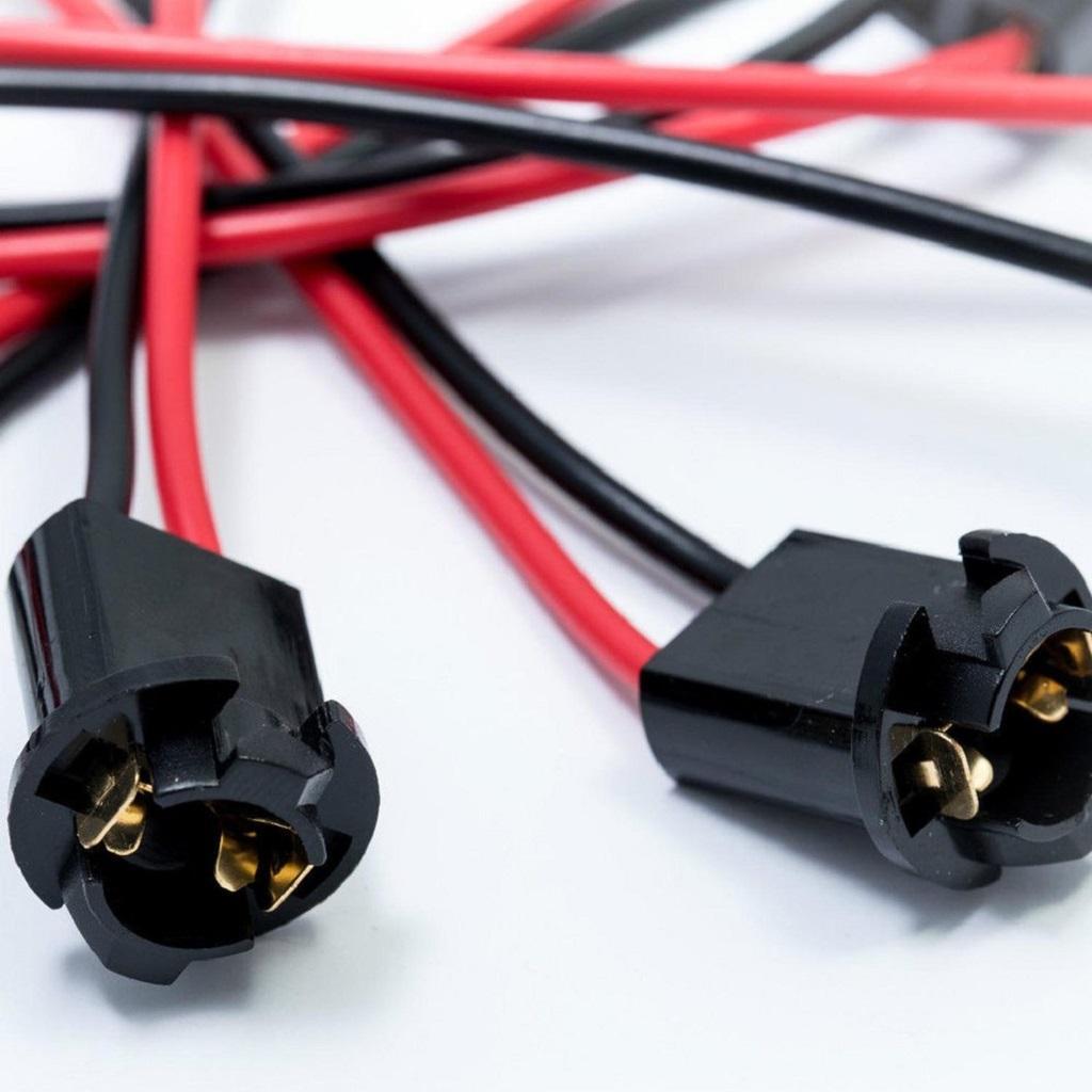 5packs T10  Wedge Light Bulb Socket Connector Holder For Auto Truck Boat