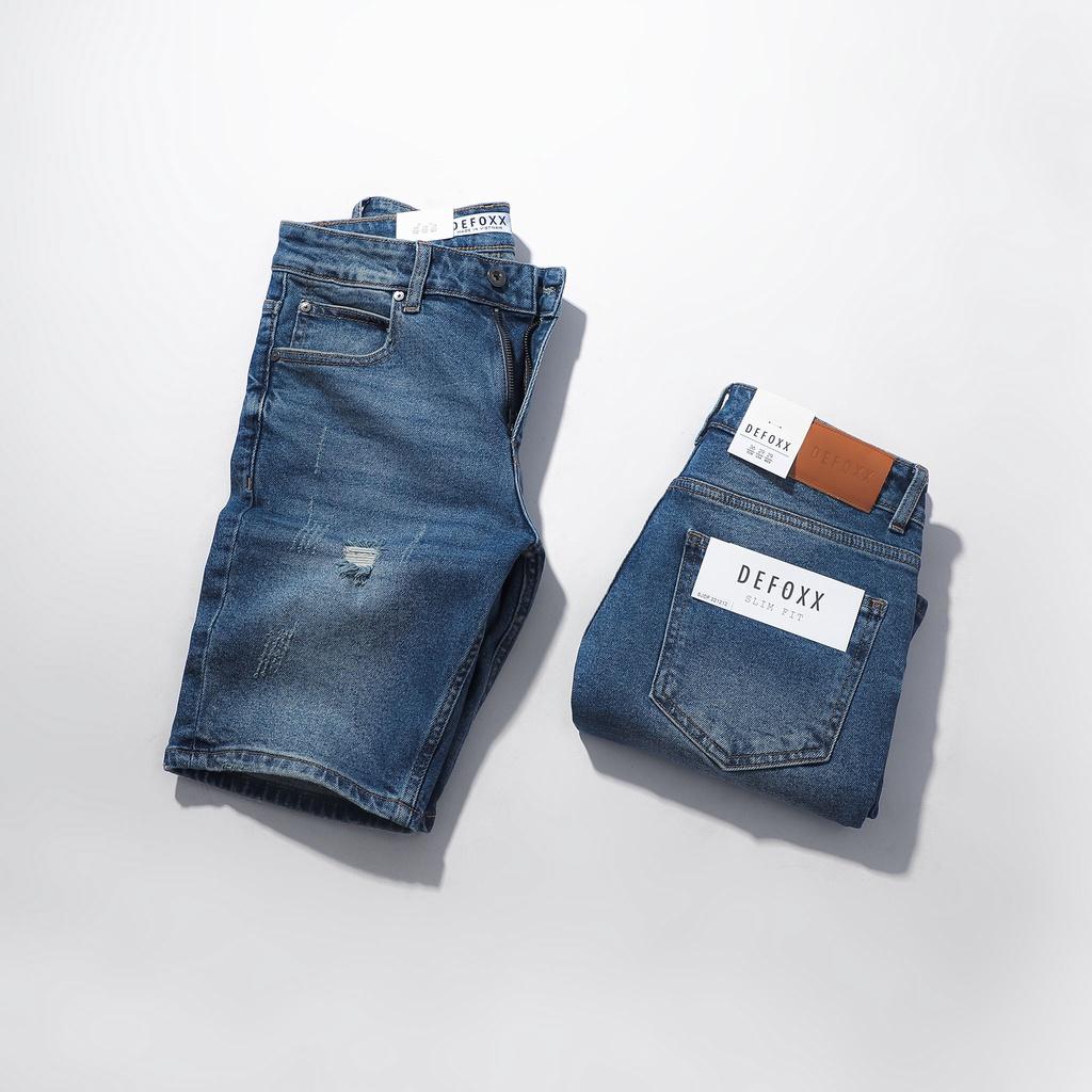 Quần short jeans DF wash rách nhẹ SJDF | LASTORE MENSWEAR