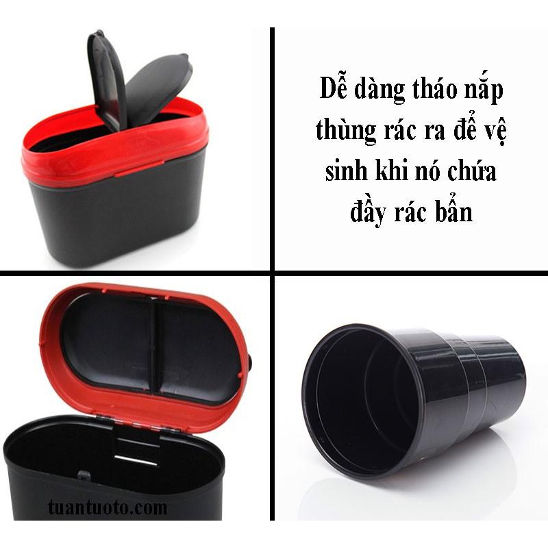 Thùng đựng rác trên ô tô