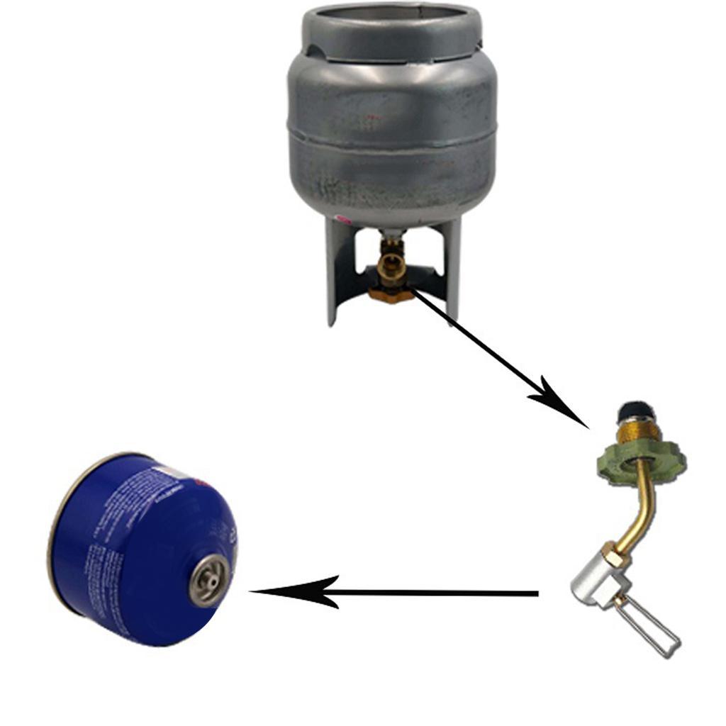 Outdoor Camping Gas   Refill Adapter  Cylinder Hose Connector