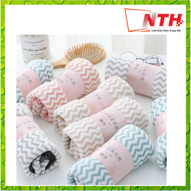 KHĂN LAU MẶT HÀN QUỐC KẺ SỌC -NTH