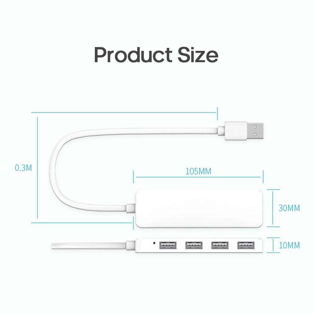 Portable Ultra-Thin Plug And Play High Speed Multiple Port HUB Adaptor
