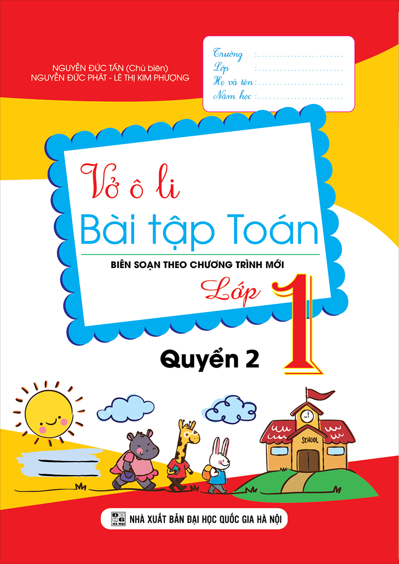 Vở Ô Li Bài Tập Toán Lớp 1 Quyển 2 (Biên Soạn Theo Chương Trình Mới)