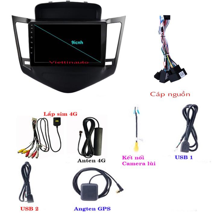 Màn hình Android Xe Cruze Lắp Sim 4G 9 Inc.