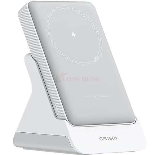 Combo sạc dự phòng Cuktech Power Bank 1C 10000mAh 20W + Đế sạc POGO Plug 7.5W CP122M - Hàng chính hãng