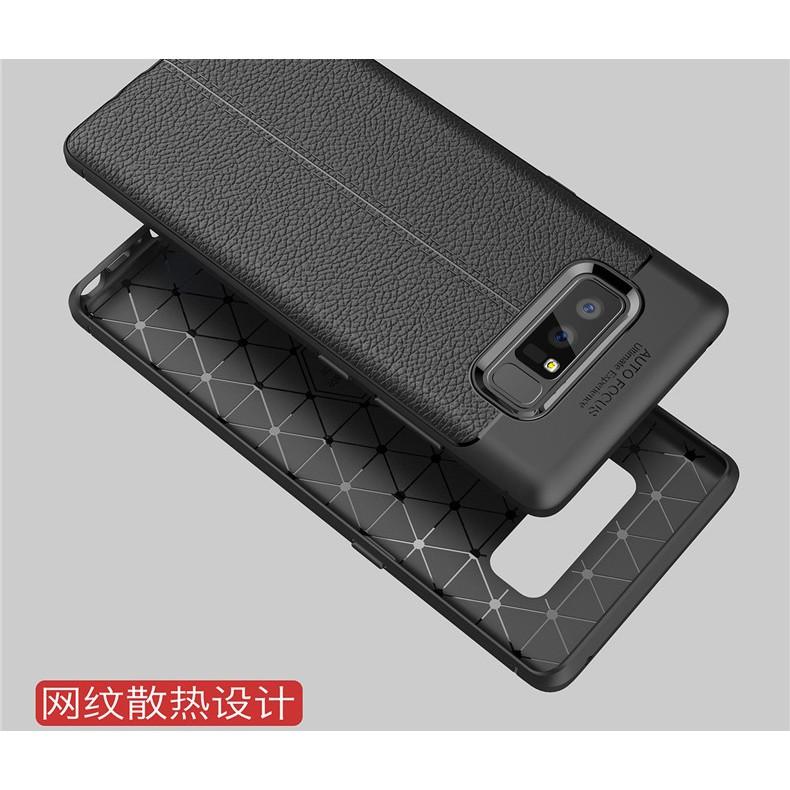 Cho Dòng SAMSUNG GALAXY NOTE 8 - ỐP CAO SU DẺO GIẢ DA.