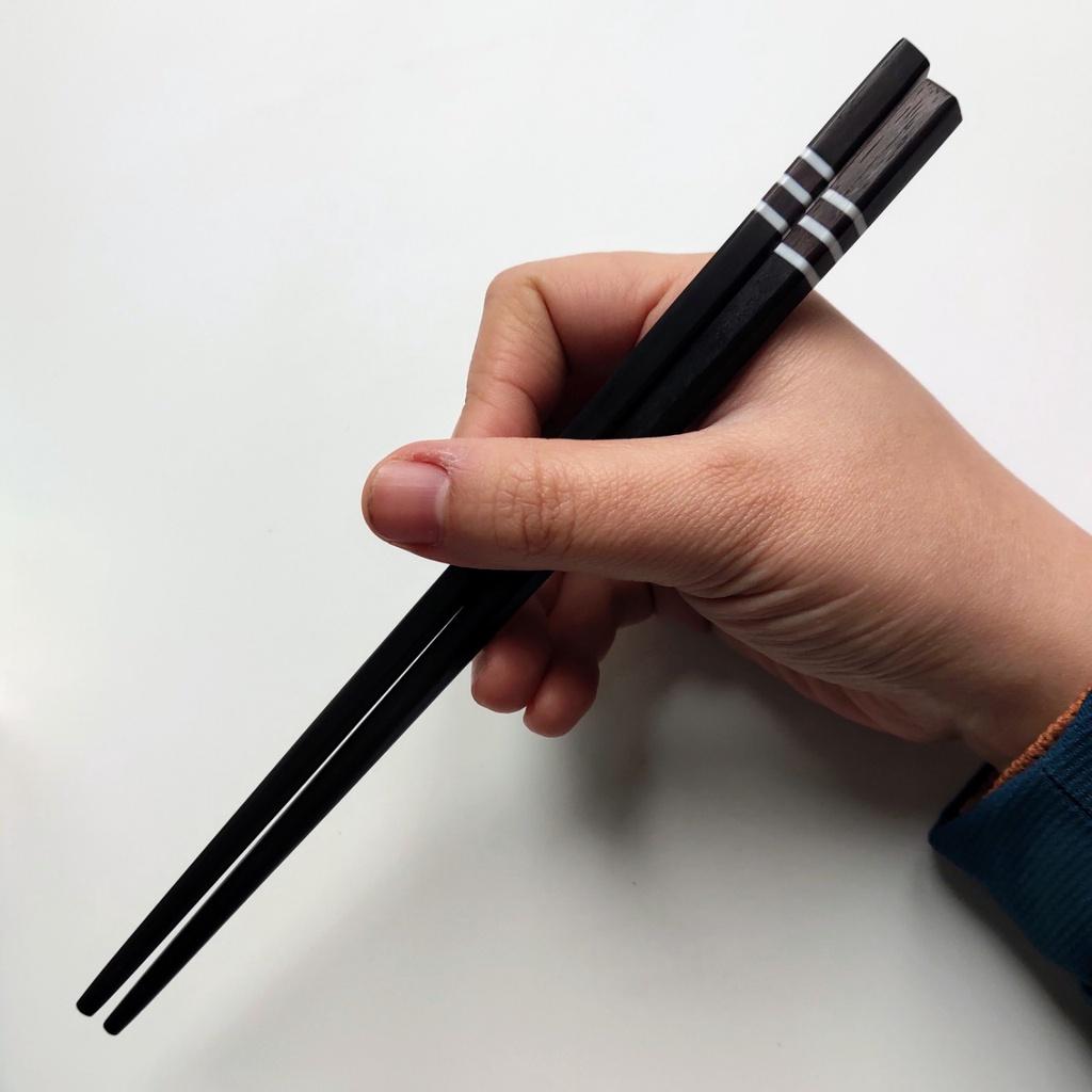 Đũa Gỗ Mun 21cm, Đũa Ăn Cơm An Toàn Tự Nhiên Phong Cách Vintage