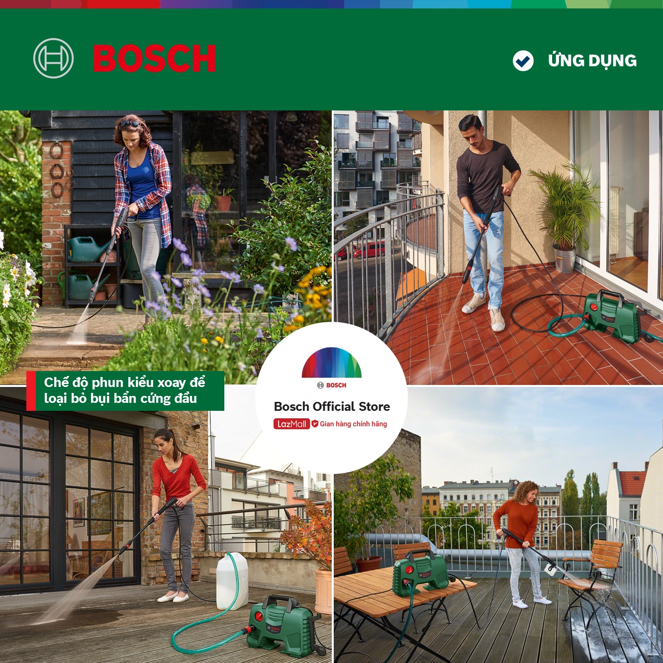 Máy Phun Xịt Rửa Bosch Universalaquatak 125