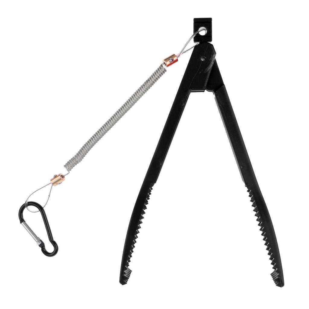 Plastic Fishing Gripper 8.7" Fish Lip Grip Pliers Grabber Keeper Holder with Lanyard